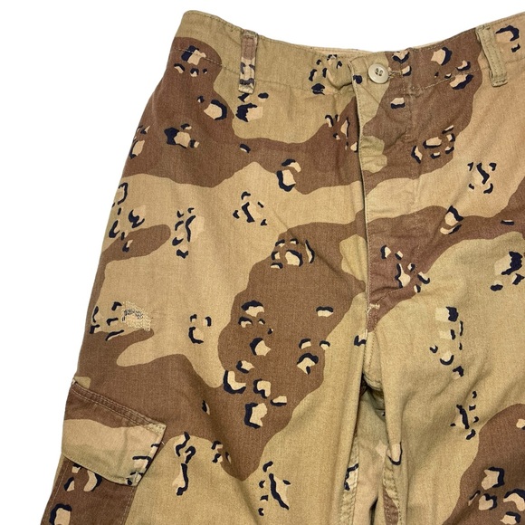 Re/Done Desert Army Camo Print Upcycle Cargo Pant NWT size Small - Picture 15 of 16